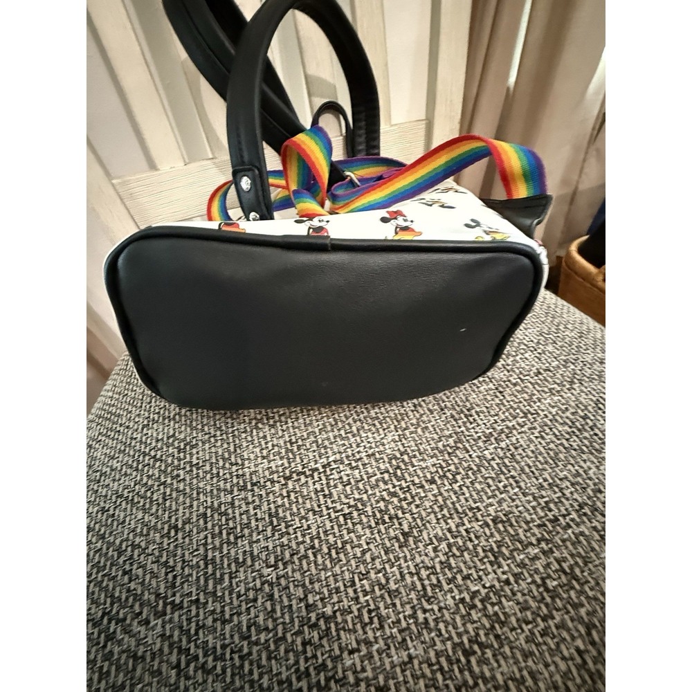 Disney Mickey Minnie Rainbow Pride Loungefly Backpack See Pics - Picture 12 of 12
